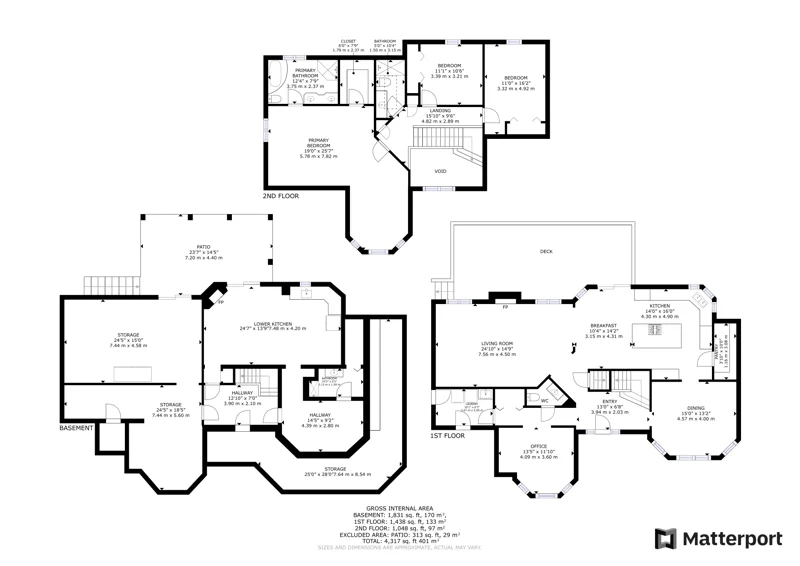 Example schematic floor plan by Owl 360